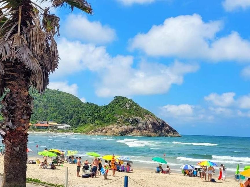 Apartamento Na Praia Da Enseada, 100 Mt Praia 南圣弗朗西斯科 外观 照片